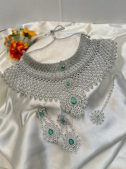 American Diamond Necklace 0081 - Mahilas