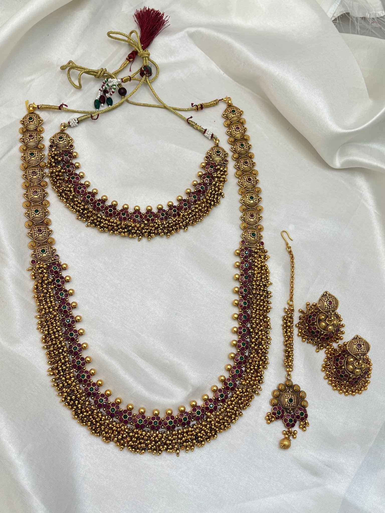 Antique Beads Bridal Set 5 - Mahilas