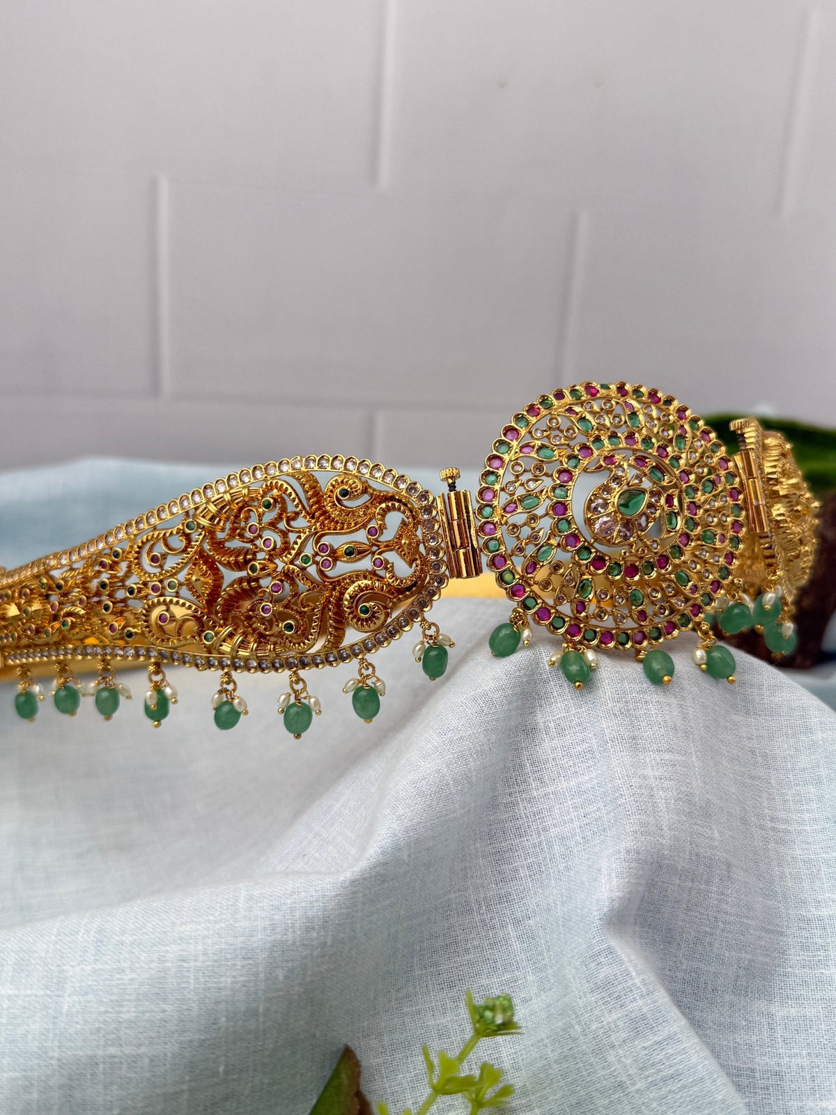 Antique Changeable Pendant Grand Vaddanam Kamarbandh | V0115 - Mahilas