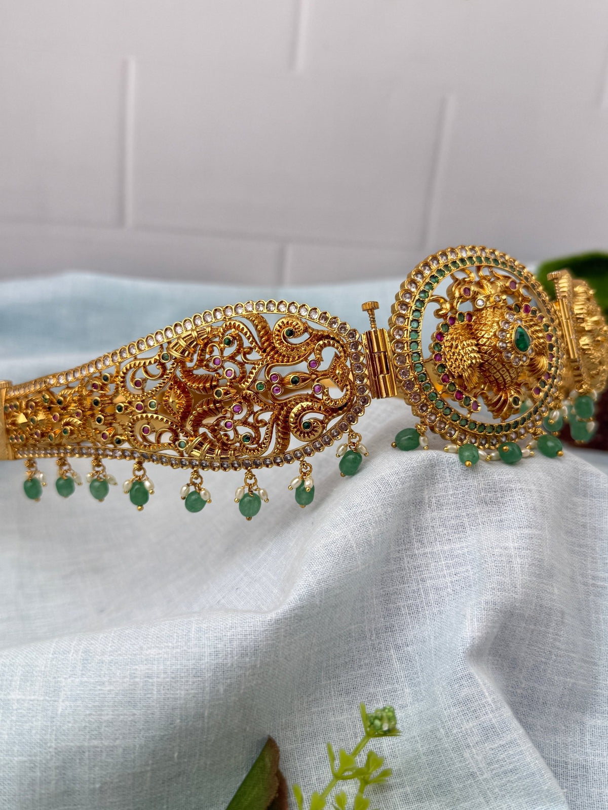 Antique Changeable Pendant Grand Vaddanam Kamarbandh | V0115 - Mahilas