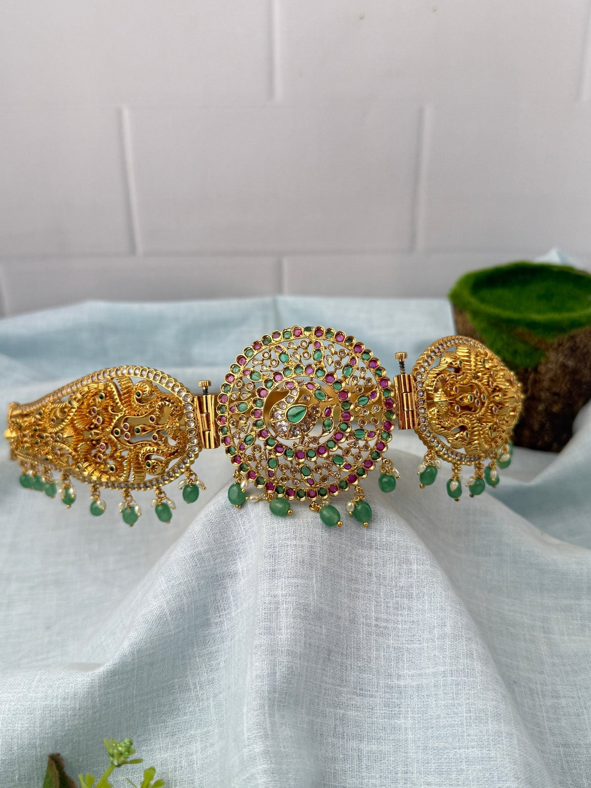Antique Changeable Pendant Grand Vaddanam Kamarbandh | V0115 - Mahilas