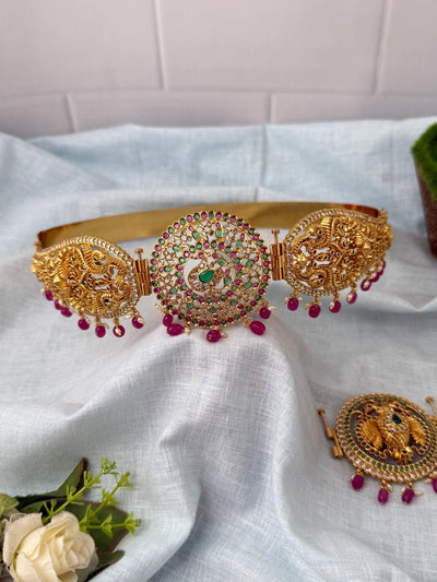 Antique Changeable Pendant Grand Vaddanam Kamarbandh | V0117 - Mahilas