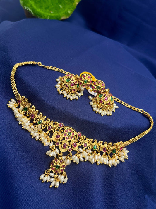 Antique Choker Necklace 4012 - Mahilas