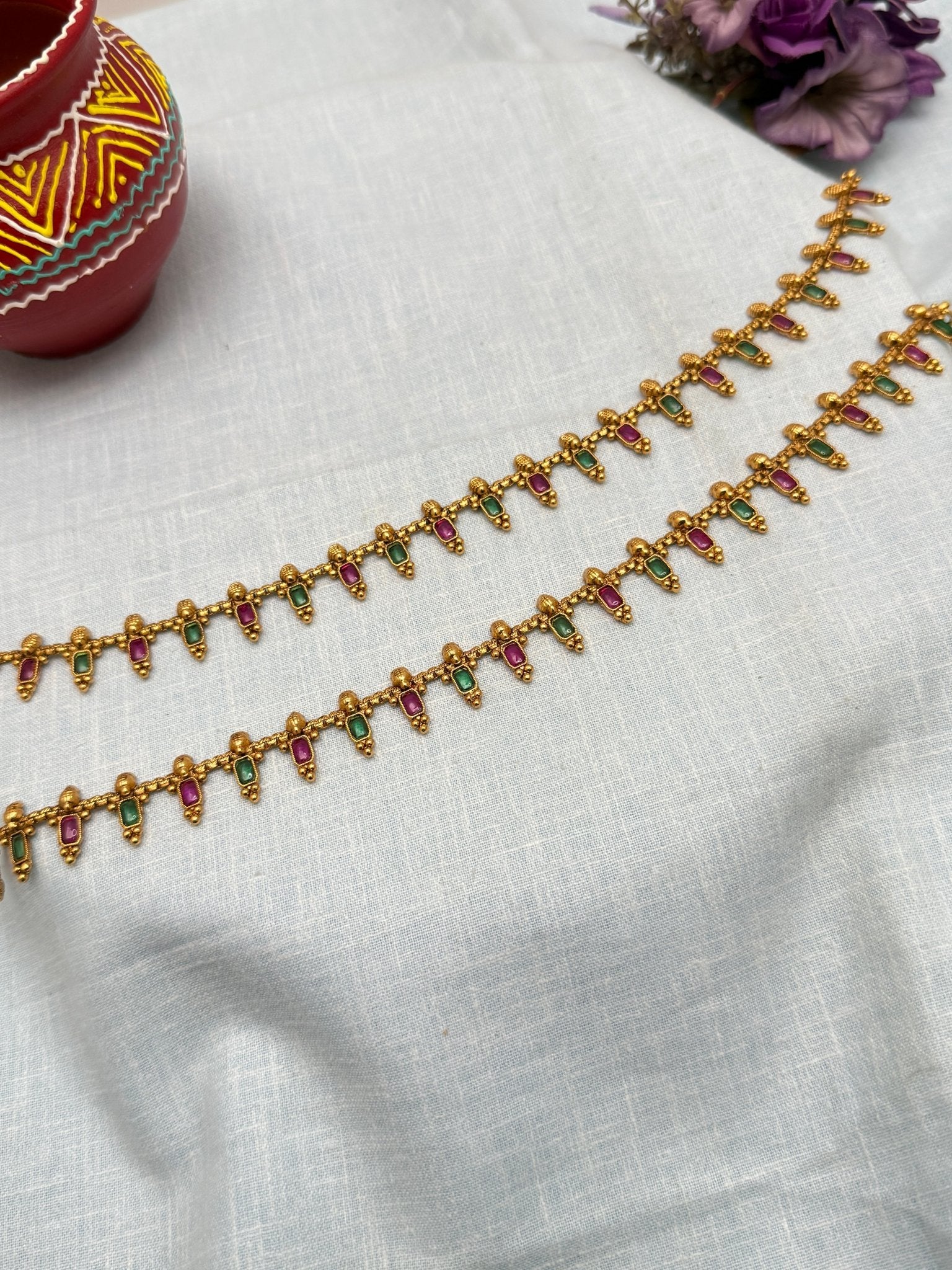 Antique Designer Anklet Gejje 0154 - Mahilas
