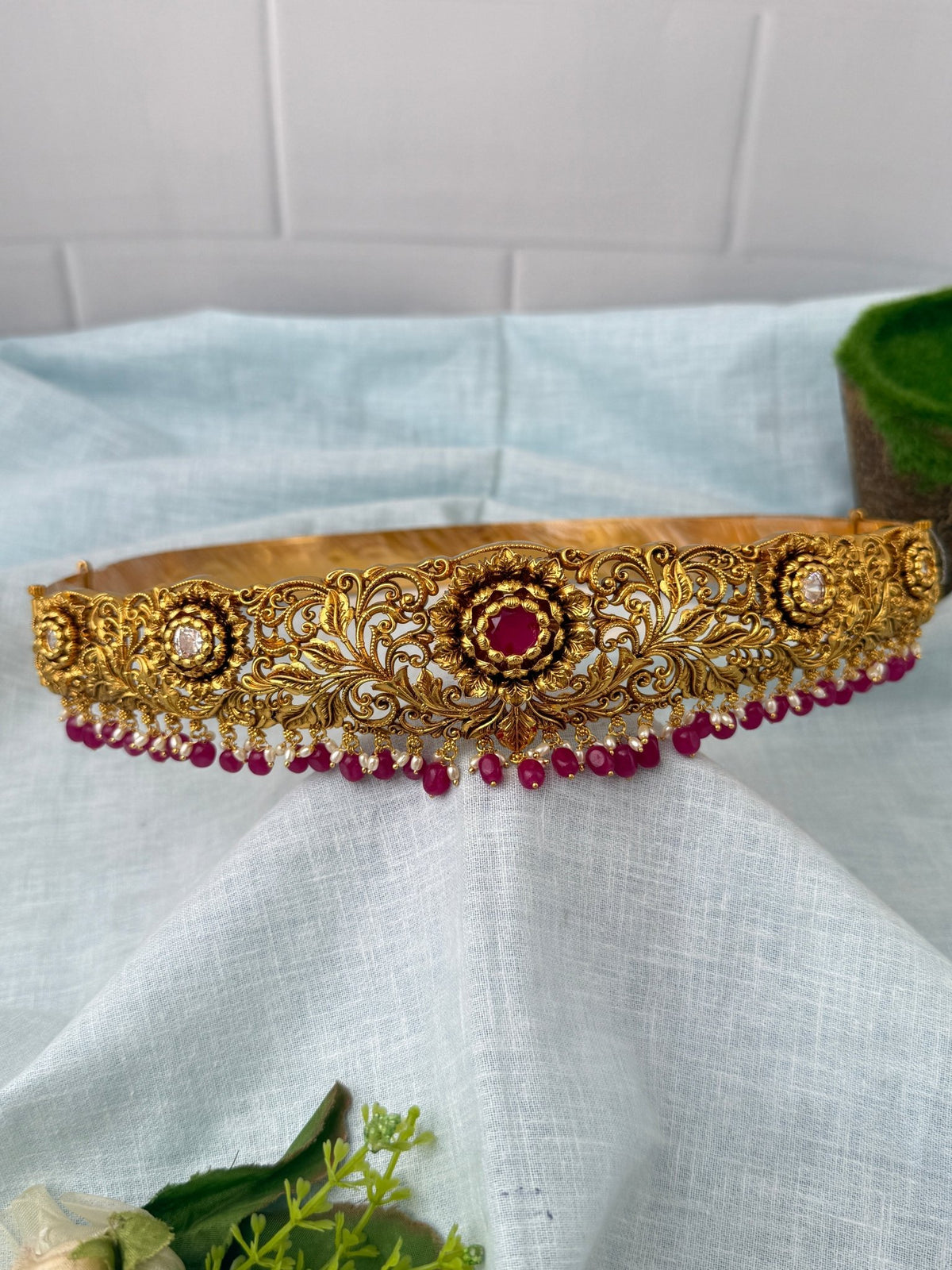 Antique Designer Grand Vaddanam Kamarbandh | V0120 - Mahilas