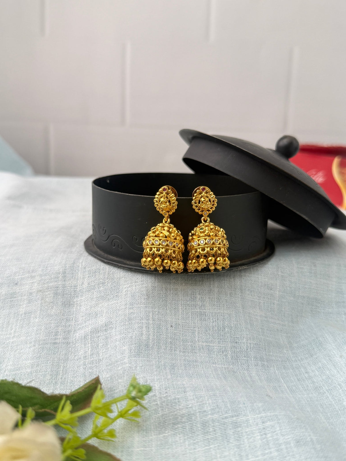 Antique Designer Jhumka Earrings| E0713 - Mahilas