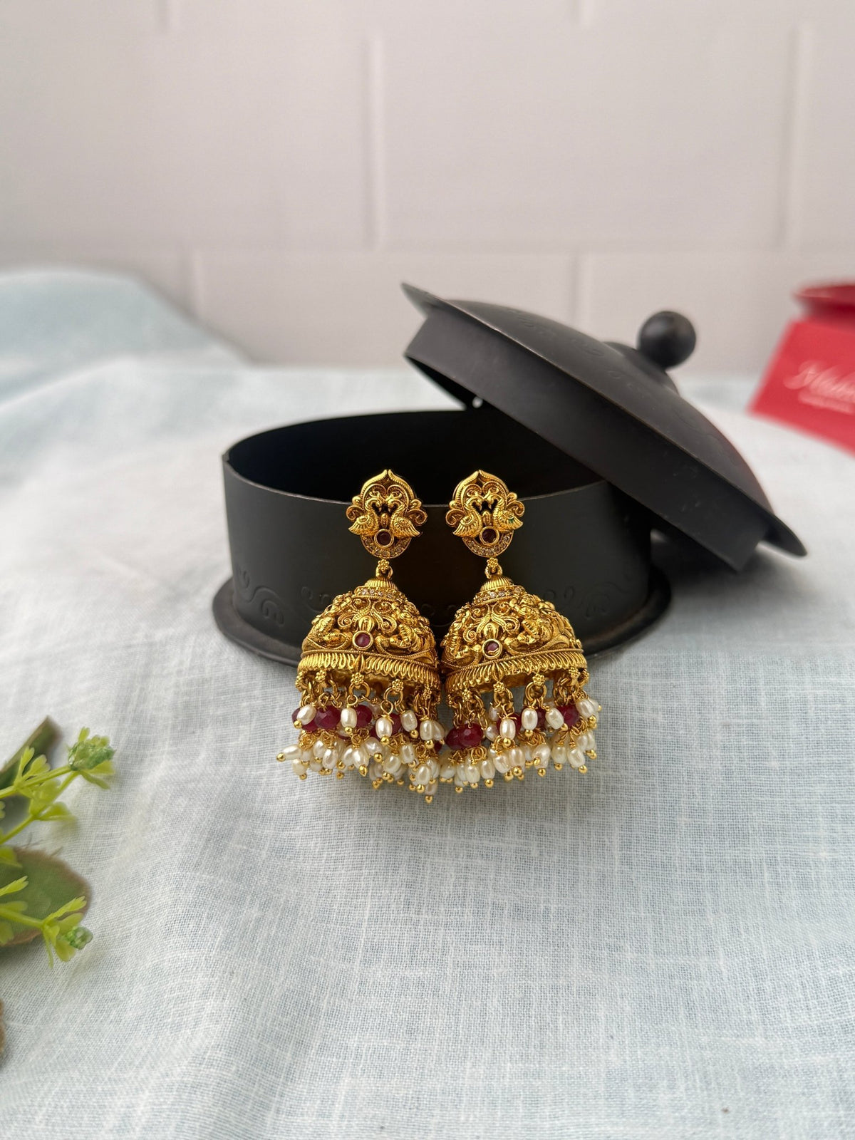 Antique Designer Jhumka Earrings| E0717 - Mahilas