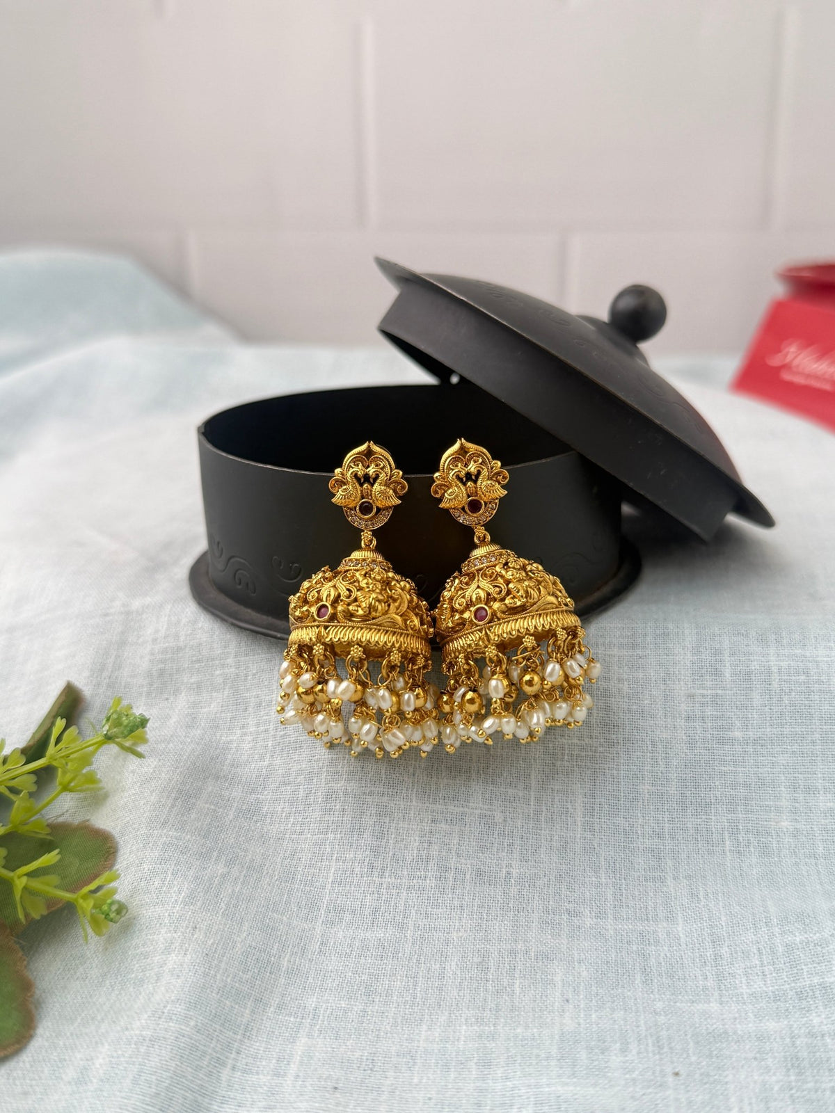 Antique Designer Jhumka Earrings| E0717 A - Mahilas