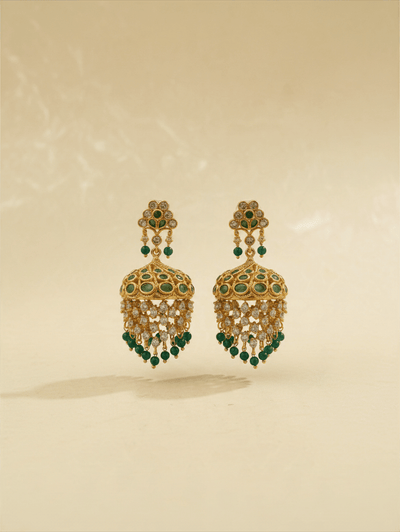 Antique Designer Jhumka Earrings| E0723 - Mahilas