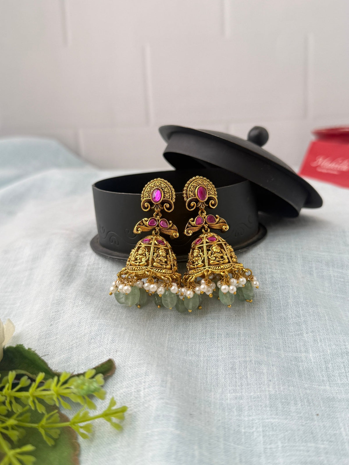Antique Designer Jhumka Earrings| E0756 - Mahilas