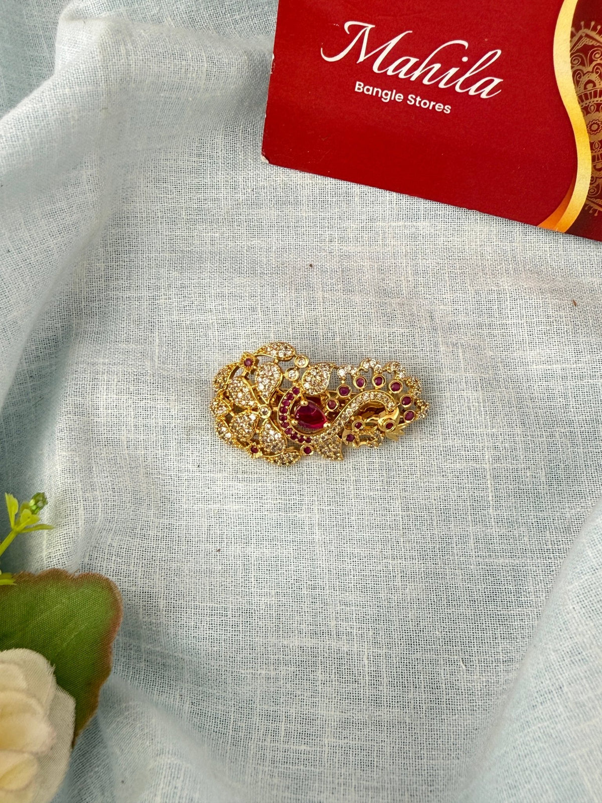 Antique Designer Saree Pin| SA0005 A - Mahilas