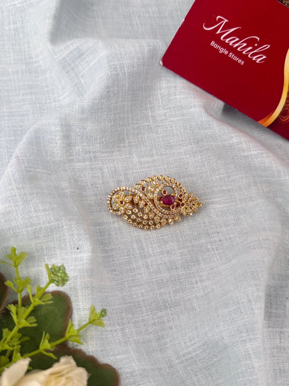 Antique Designer Saree Pin| SA0030 - Mahilas