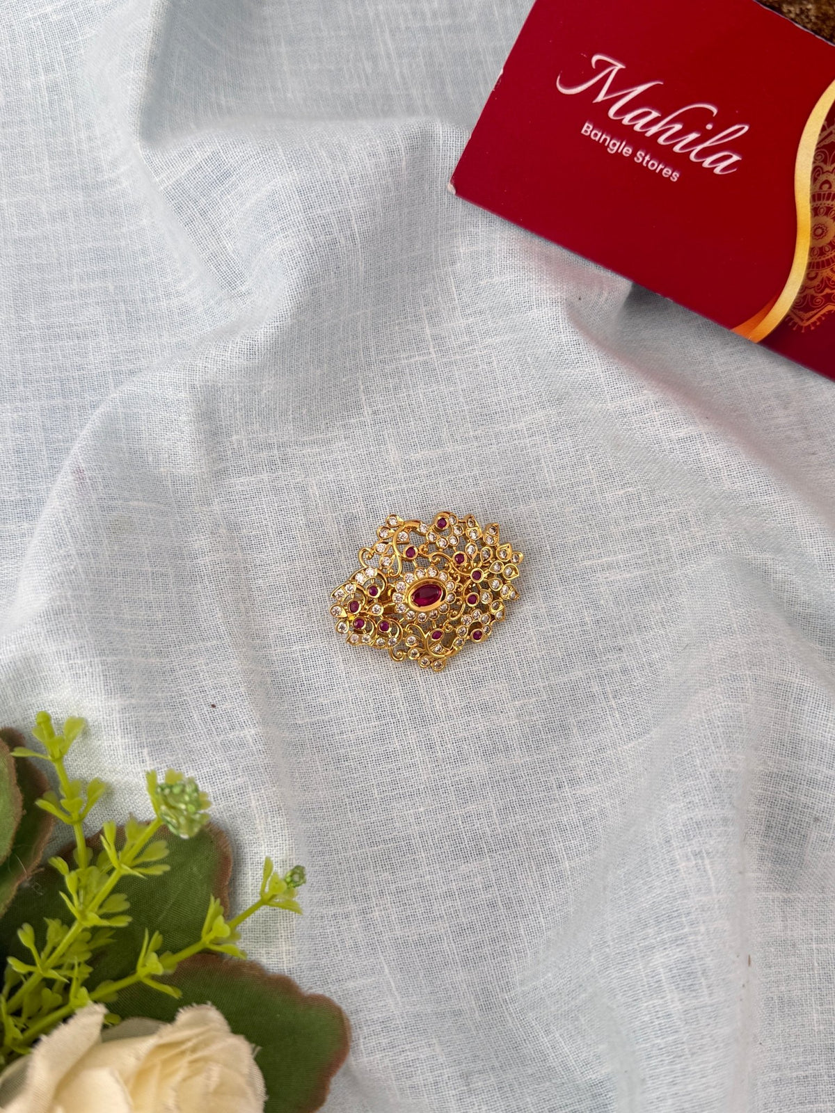 Antique Designer Saree Pin| SA0041 - Mahilas