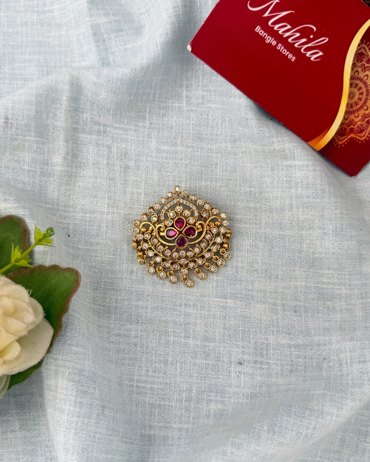Antique Designer Saree Pin| SA0042 - Mahilas