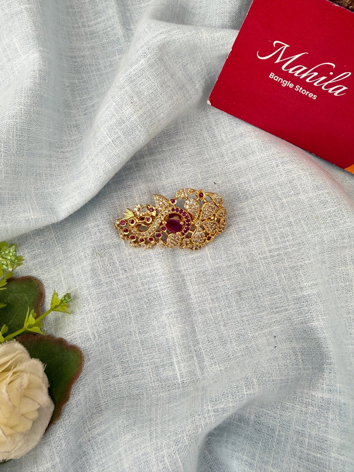 Antique Designer Saree Pin| SA0075 A - Mahilas