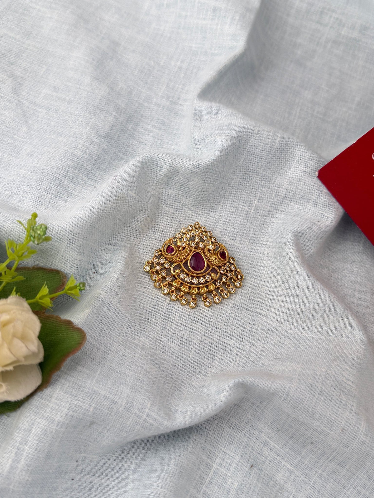 Antique Designer Saree Pin| SA0082 A - Mahilas