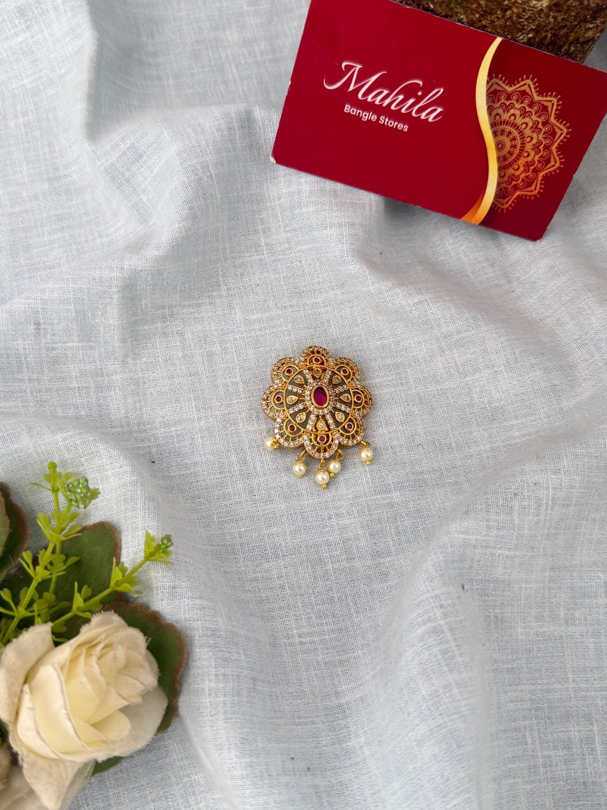 Antique Designer Saree Pin| SA0088 - Mahilas