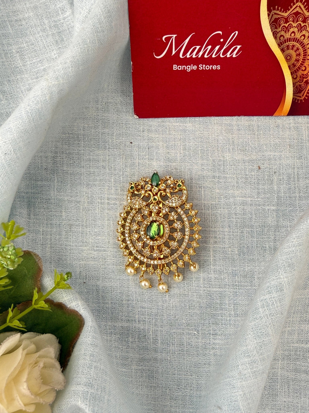 Antique Designer Saree Pin| SA0097 - Mahilas