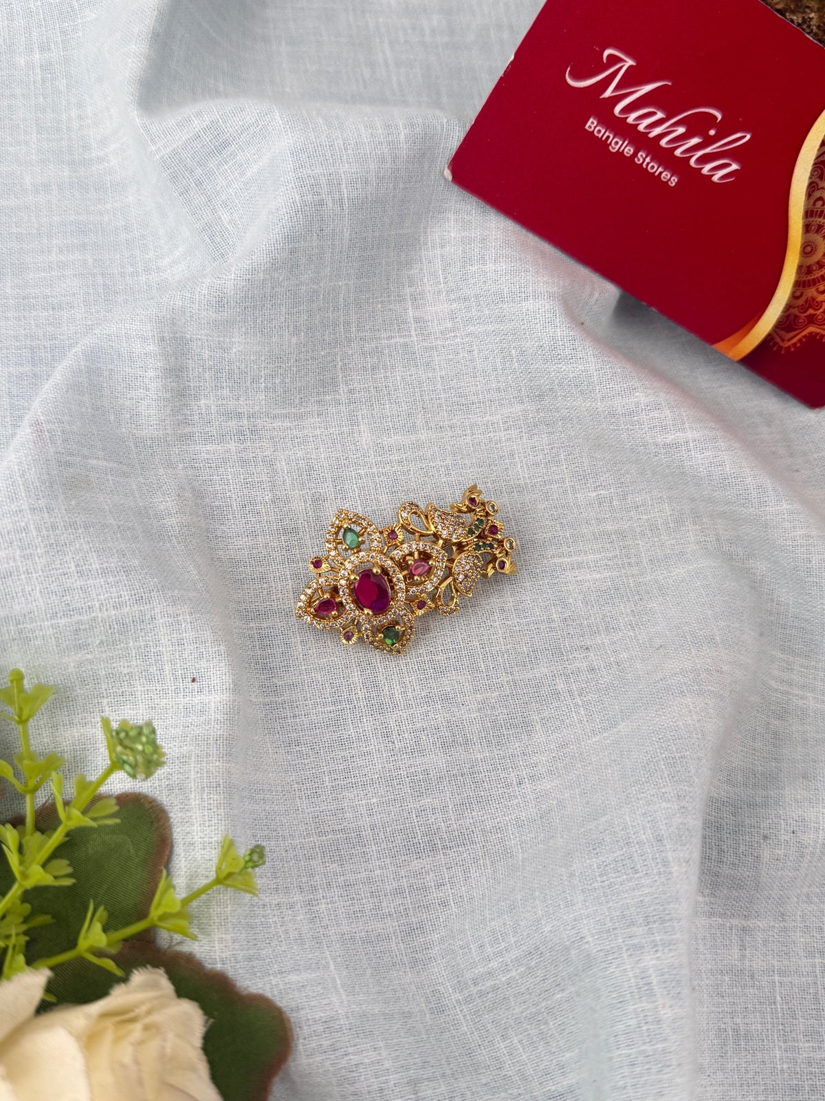 Antique Designer Saree Pin| SA0098 - Mahilas