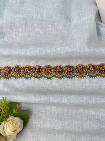 Antique Floral Grand Vaddanam Kamarbandh | V0084 - Mahilas
