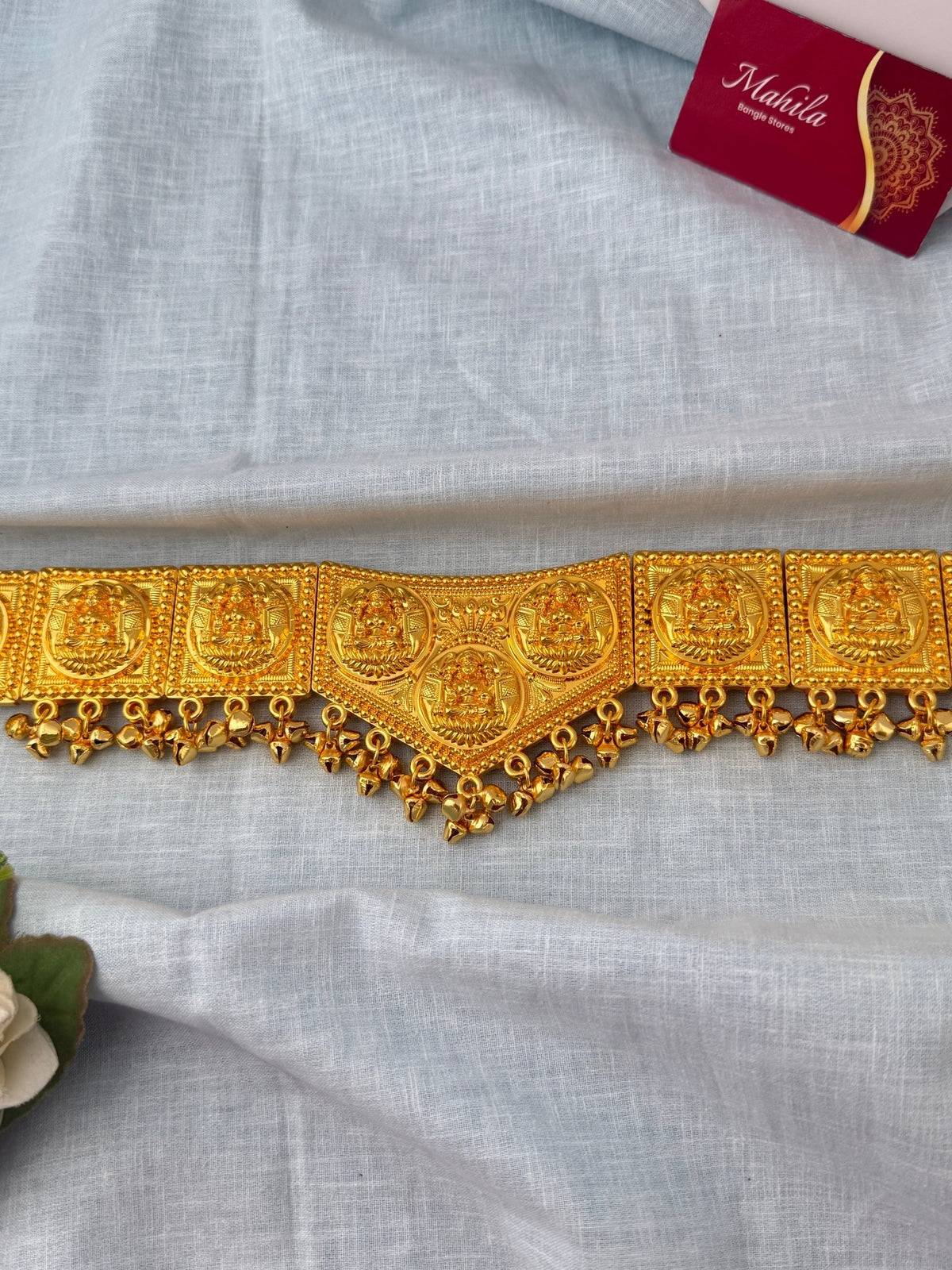 Antique Gold Lakshmi Grand Vaddanam Kamarbandh | V0096 - Mahilas