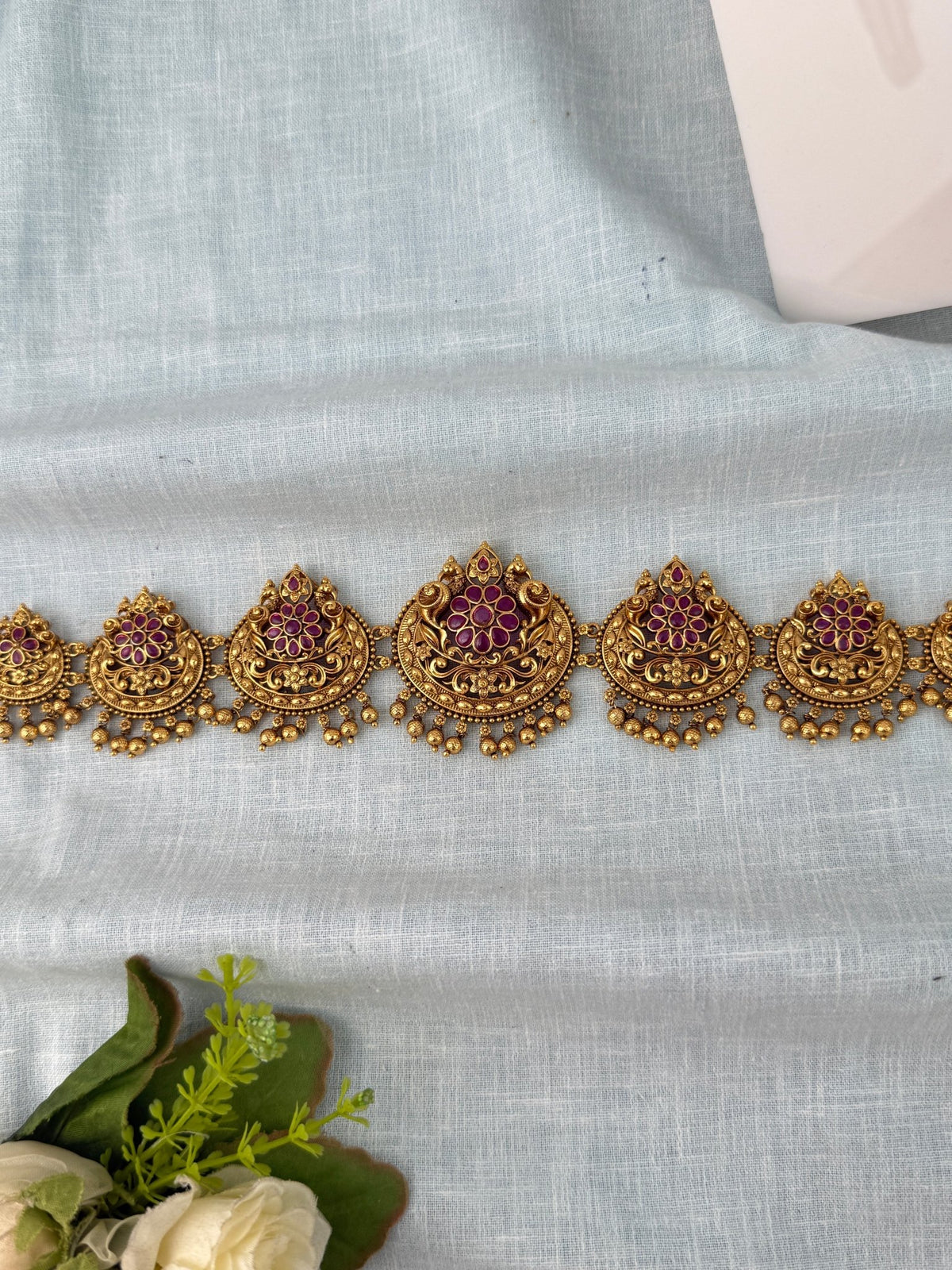 Antique Grand Vaddanam Kamarbandh | V0087 - Mahilas