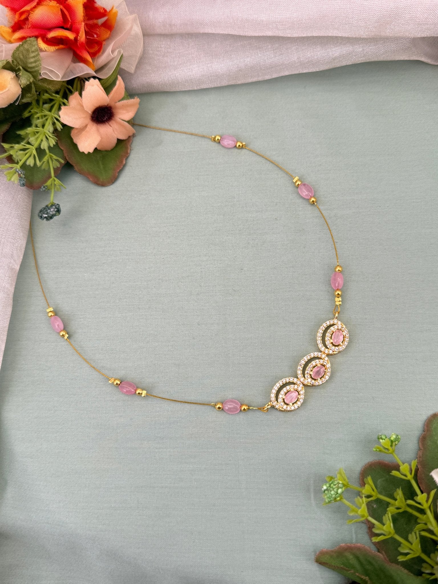 Antique Invisible Chain Necklace 504 - Mahilas