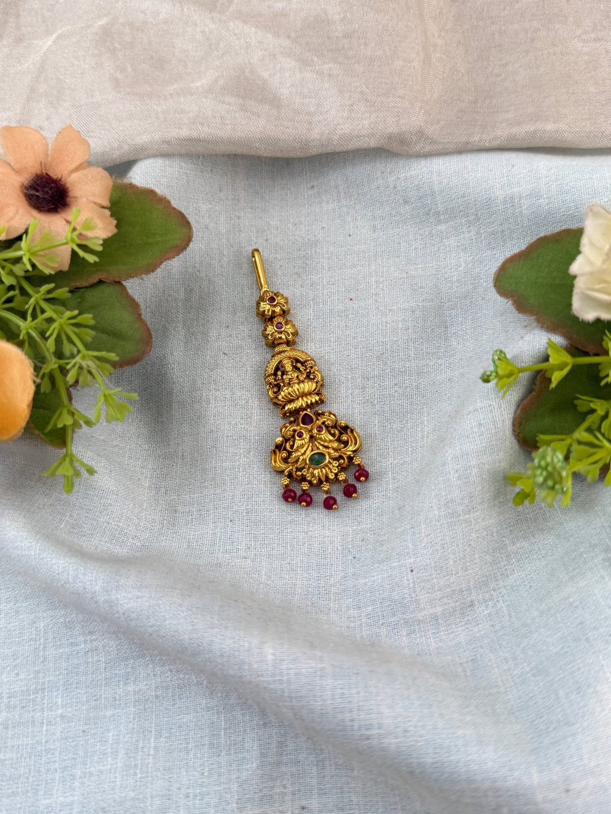 Antique Jadau Kundan Maang Tikka | 060 - Mahilas
