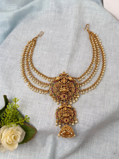 Antique Jadebille With Lakshmi Maatal Premium| J0116 A - Mahilas