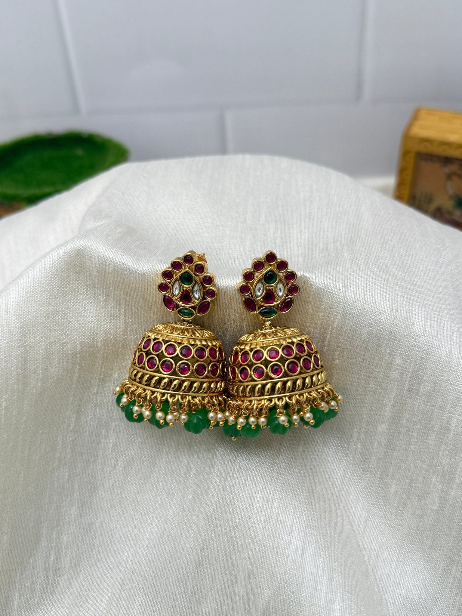 Antique jhumka 0118 - Mahilas