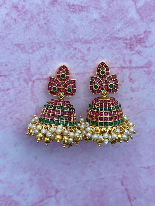 Antique Jhumka 1318 - Mahilas