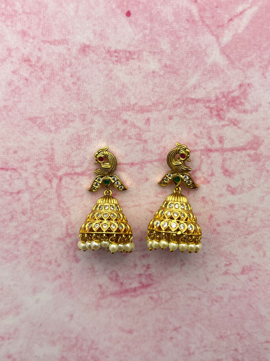 Antique Jhumka 1325 - Mahilas