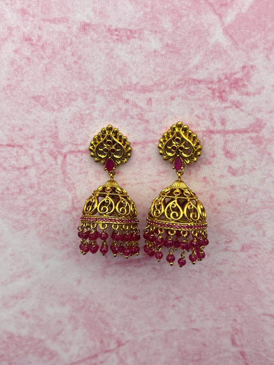 Antique Jhumka 1330 - Mahilas