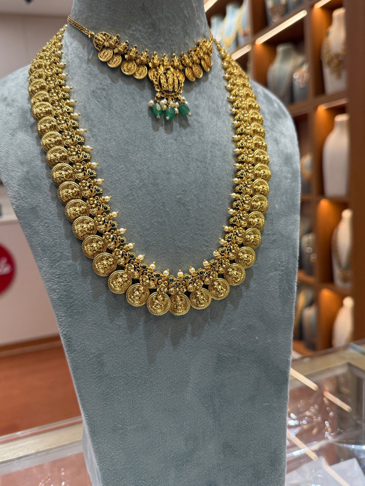 Antique Kaasu Full Necklace Set | NC004 - Mahilas