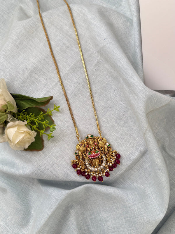 Antique Lakshmi Chain Pendant Necklace | C0020