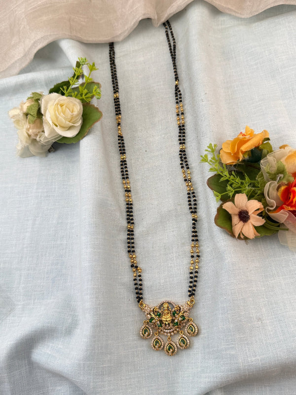 Antique Lakshmi Pendant Mangalsutra Necklace | C0003