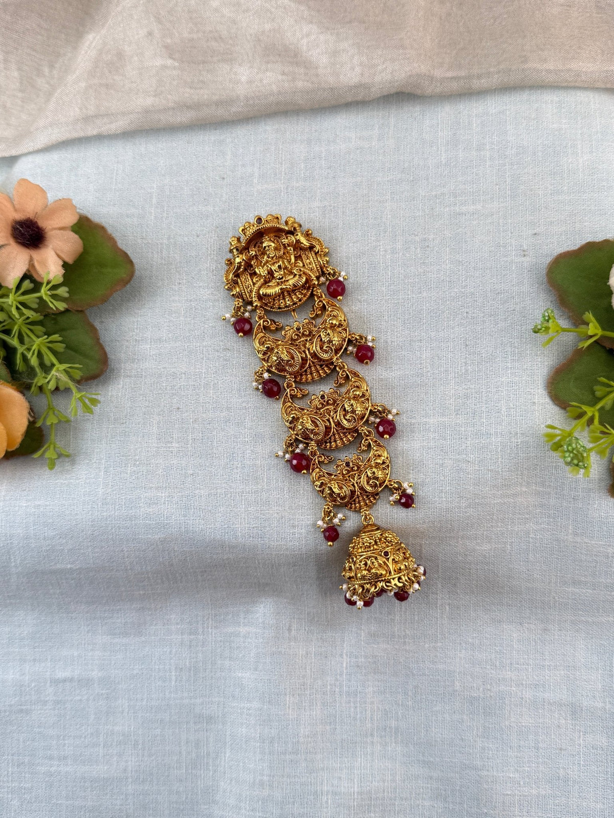 Antique Lakshmi Short Jadebille | J0019 - Mahilas
