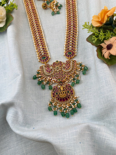 Antique Long Pendant Necklace Set 2 Detachable Pendants | 283 - Mahilas