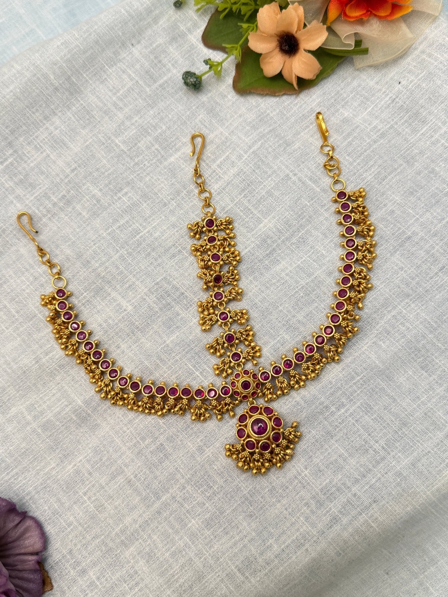 Antique Maang Teeka 4147 - Mahilas