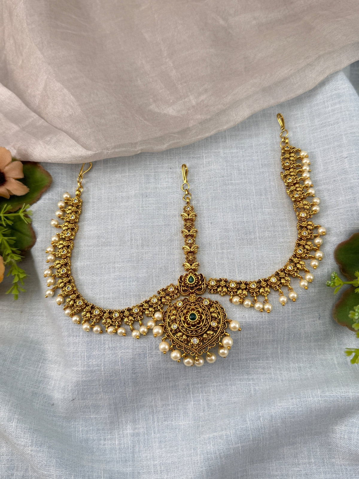 Antique Maang Tikka | M0069 - Mahilas