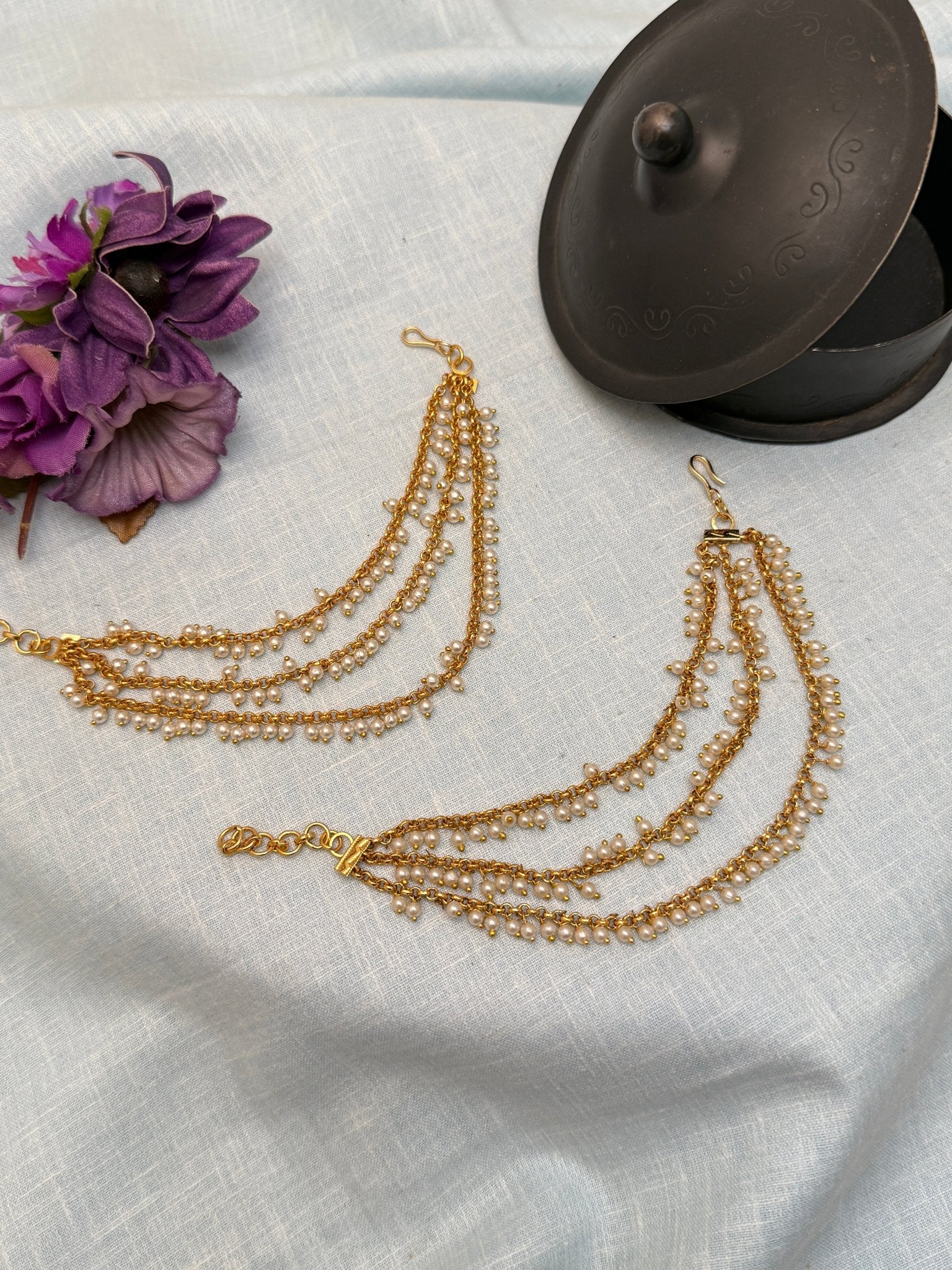 Antique Maatal Ear Chain 127 - Mahilas