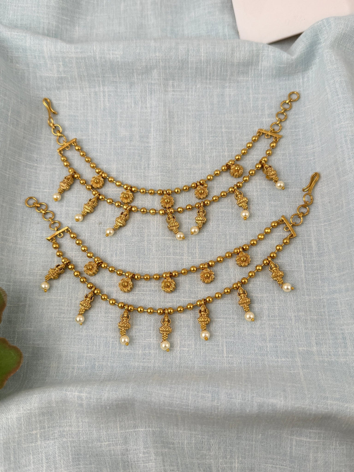 Antique Maatal Earrchain| T0063 - Mahilas