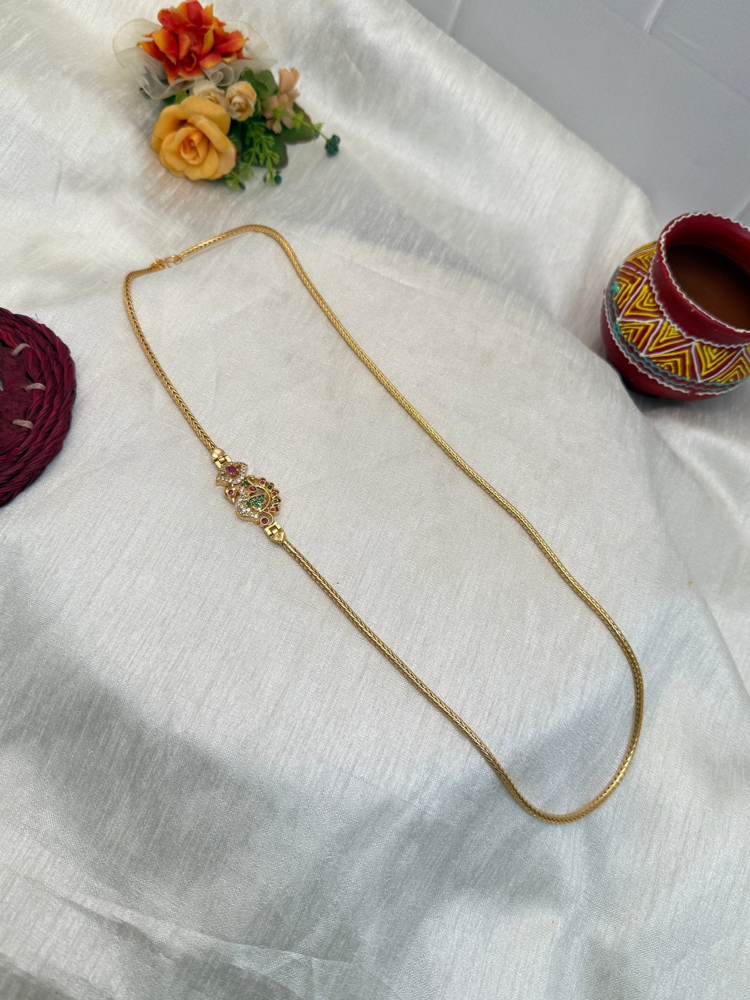 Antique Mop Mogappu Chain 34 - Mahilas