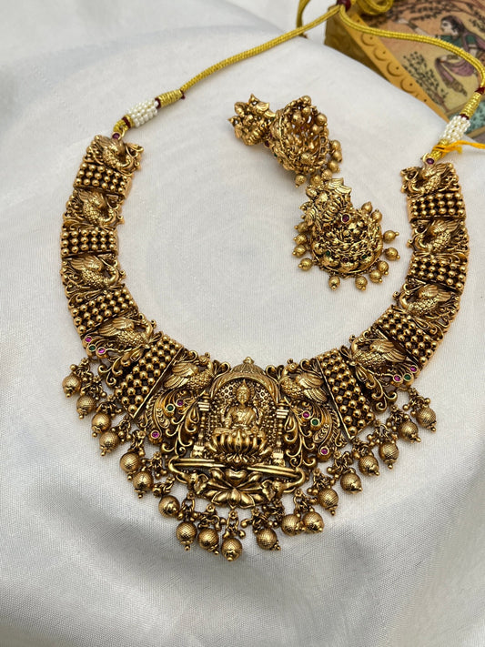 Antique Necklace Choker Set 0256 - Mahilas