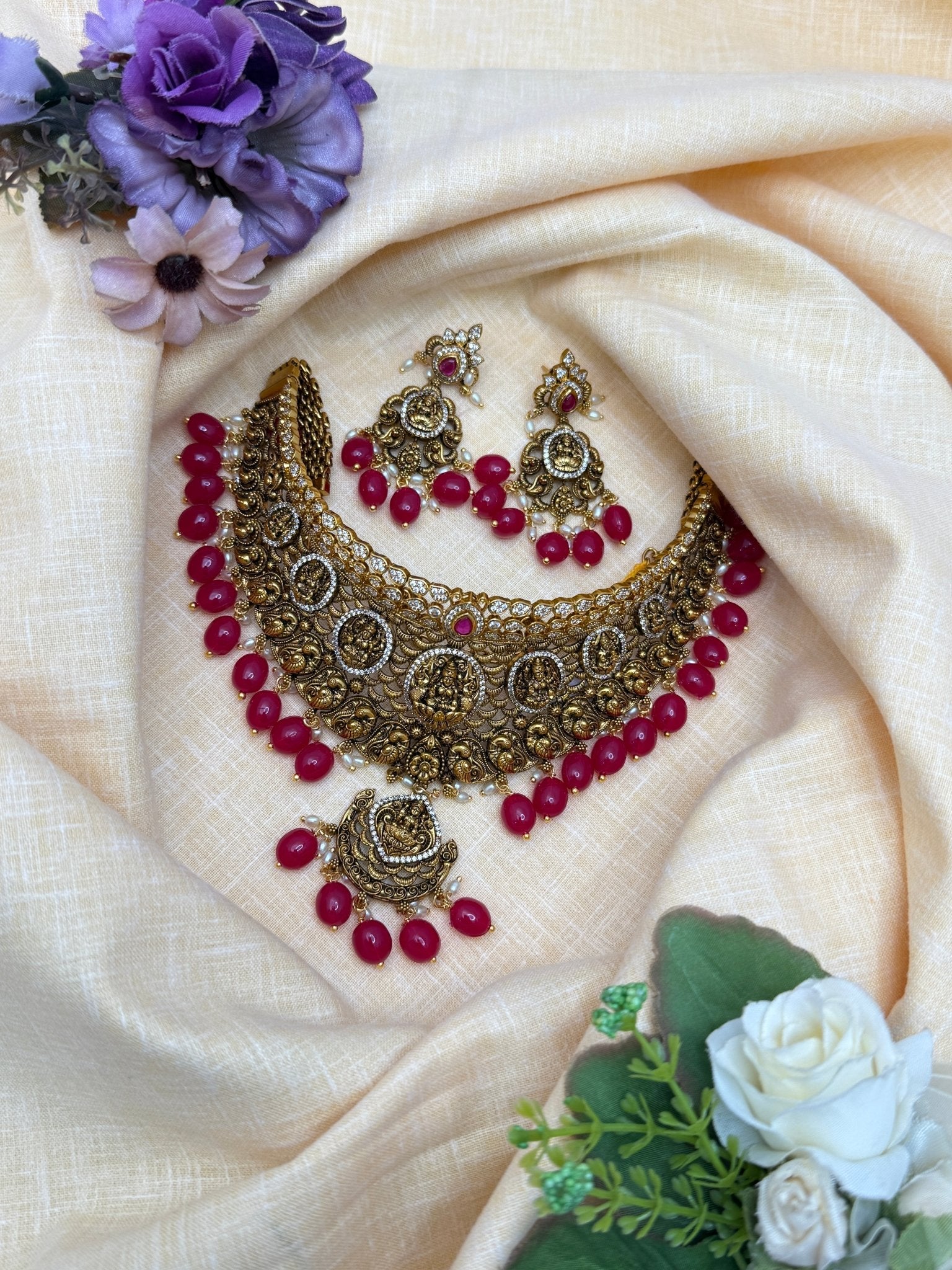 Antique Necklace Set 0374 - Mahilas