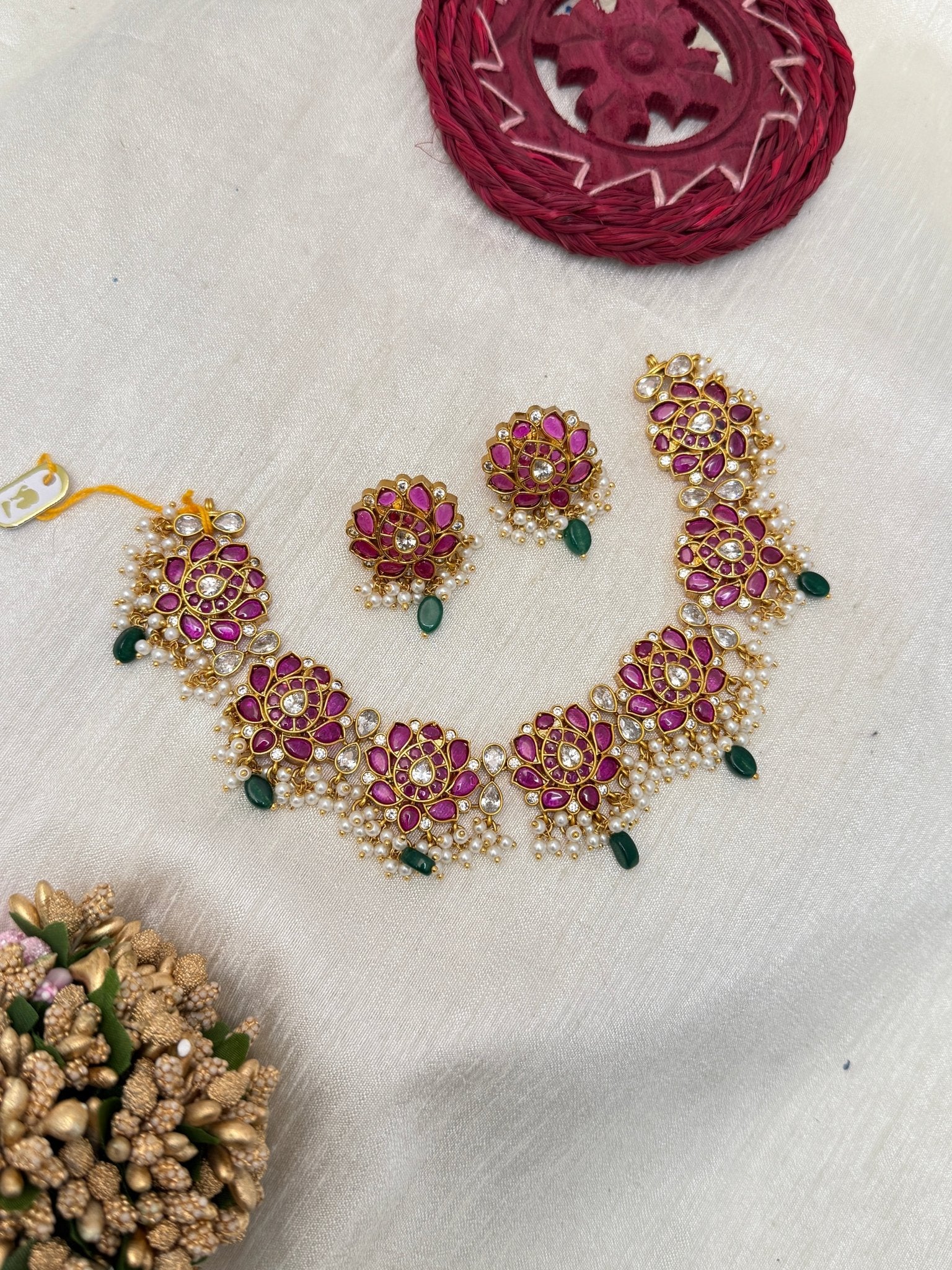 Antique Necklace Set 0740 - Mahilas