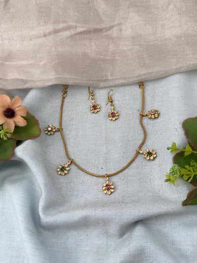Antique Necklace Set | No308 - Mahilas