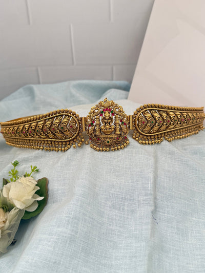 Antique Peacock Grand Vaddanam Kamarbandh | V0060 - Mahilas