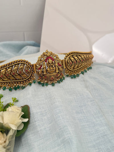 Antique Peacock Grand Vaddanam Kamarbandh | V0061 - Mahilas
