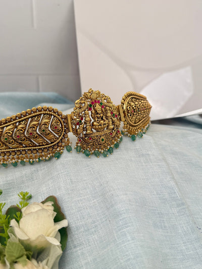 Antique Peacock Grand Vaddanam Kamarbandh | V0062 - Mahilas